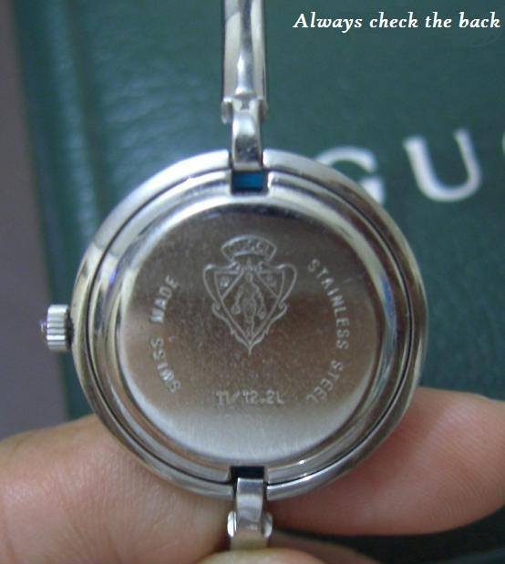 gucci watches logo