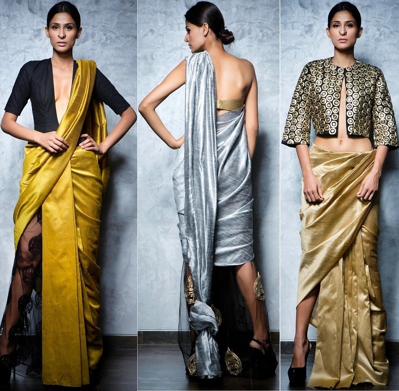 nikhil thampi fusion sari