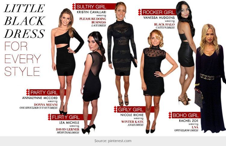 how to wear a little black dress