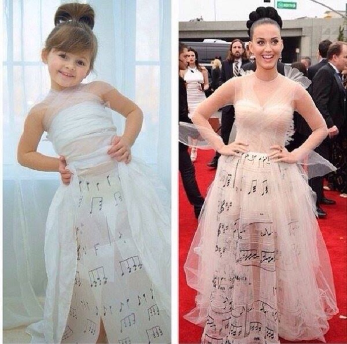Do have a look at the red carpet and runway-inspired paper dresses!