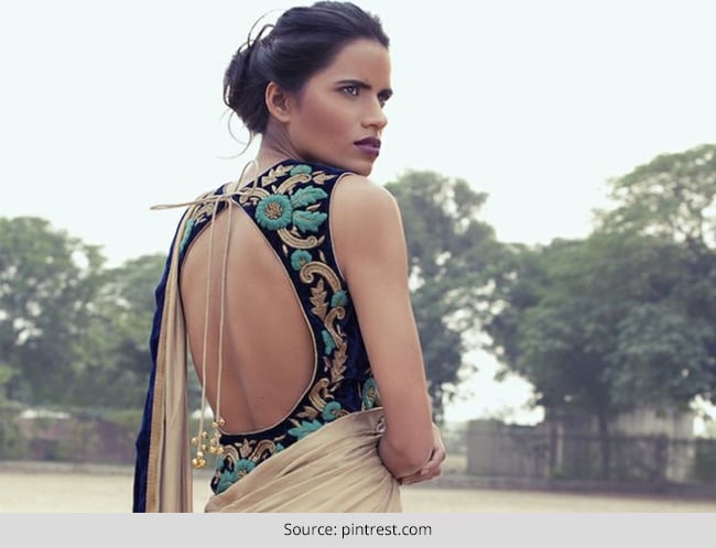16 Embellished Saree Blouse Designs