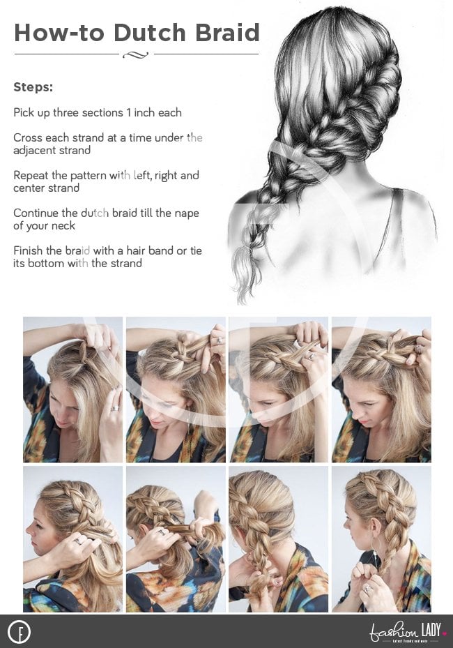 How do you make a Dutch braid?