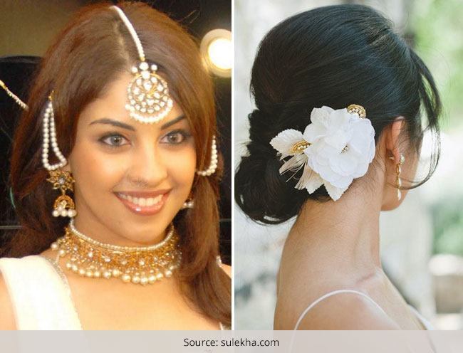 Bridal Hairstyles For Short Hair Indian Fashion Blog