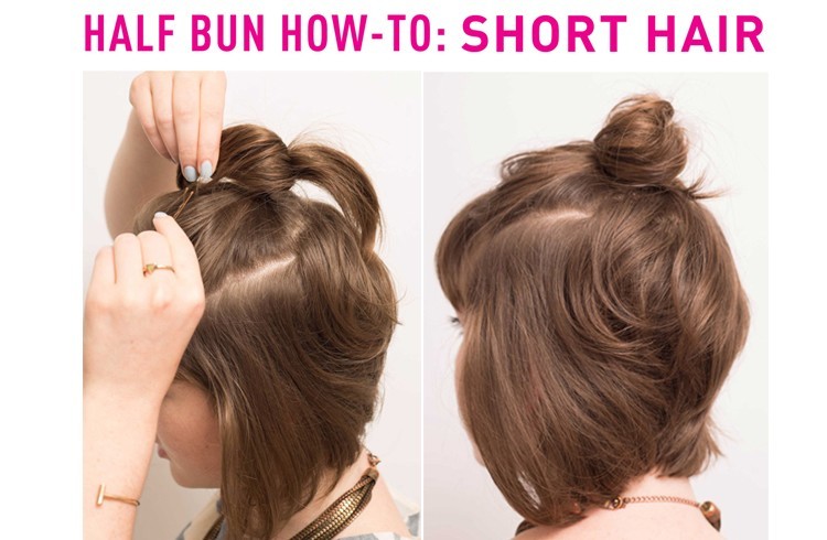 The Half Bun Hairstyle – Hair Inspiration The Half Bun Hairstyle – Hair Inspiration