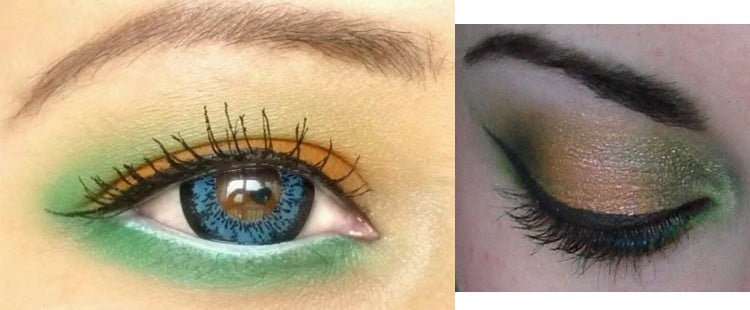 Eye makeup for Independence Day