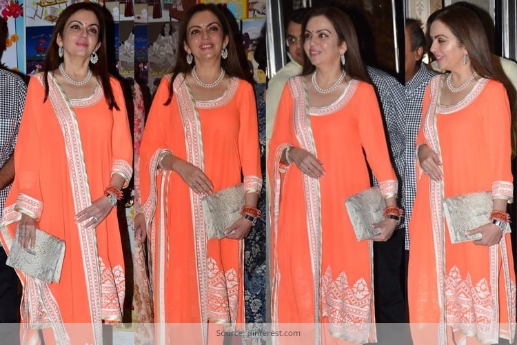 Nita Ambani Shows Us How To Wear Coral The Right Way Indian business families are amongst the ones who have always made headlines. fashionlady