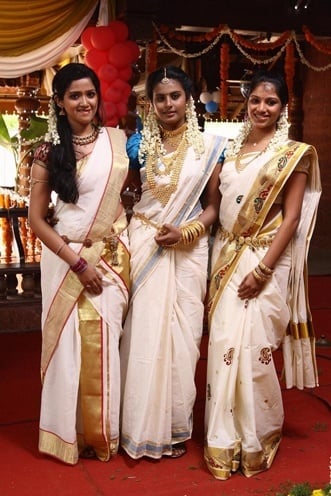 christian wedding saree collections