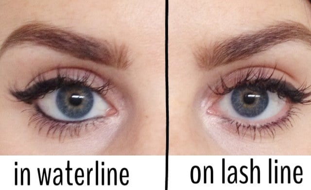 How do you prevent smearing eyeliner?