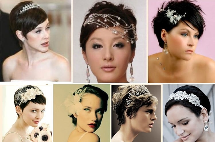 Wedding Hairstyles For Short Hair Brides Tying The Knot This
