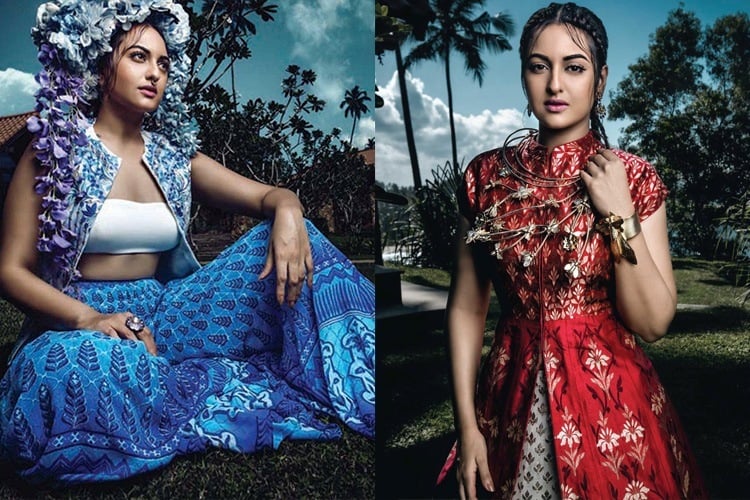 Featuring Sonakshi Sinha As The Boho Bride For Harper Bazaar Brides 