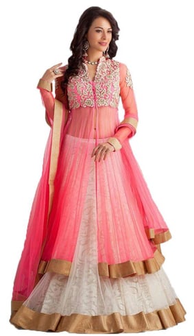 25 Lehenga Sarees With Blouse Designs