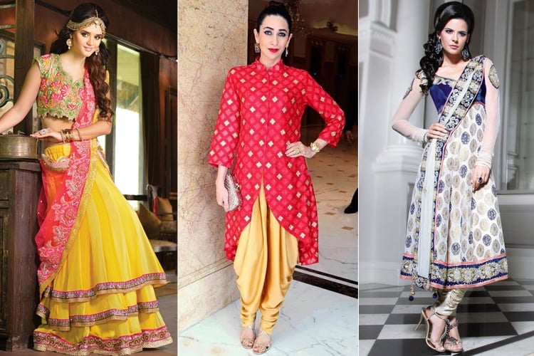 ethnic wear for wedding for womens