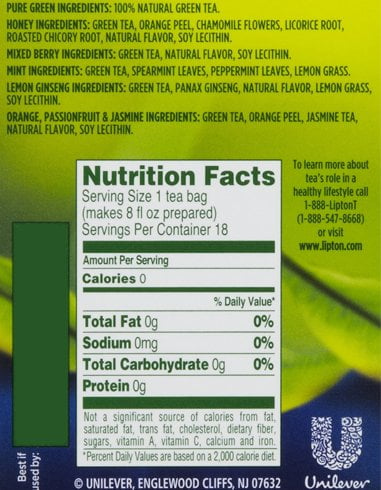 Diet Green Tea Lipton Weight Loss