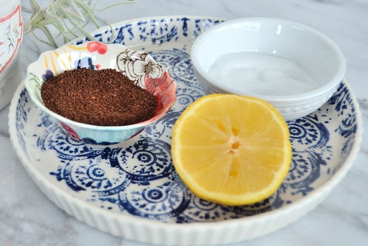 Coffee And Yogurt Scrub