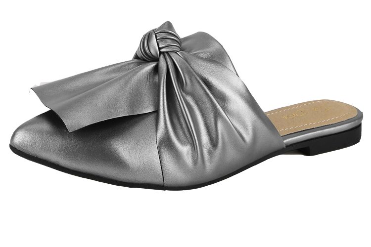 knotted mules flat