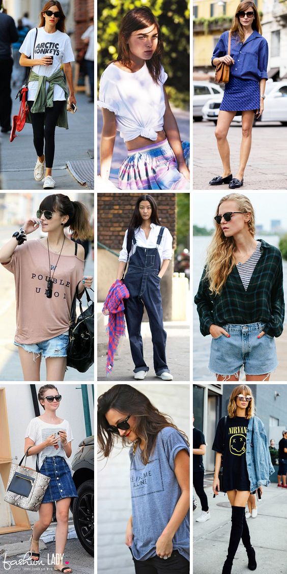 how to make an oversized t shirt cute