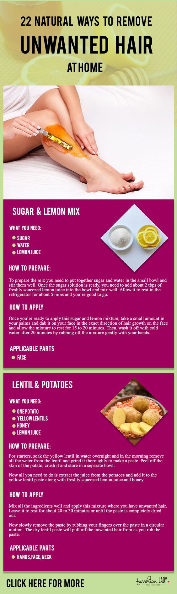 22 Natural Ways To Remove Unwanted Hair At Home 22 Natural Ways To Remove Unwanted Hair At Home
