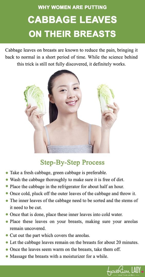 Women Are Putting Cabbage Leaves On Their Breasts The Reason Will
