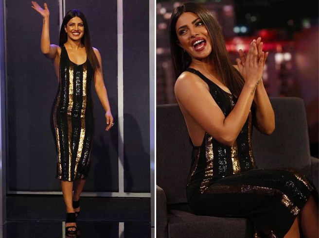 Priyanka at Jimmy Kimmel Show