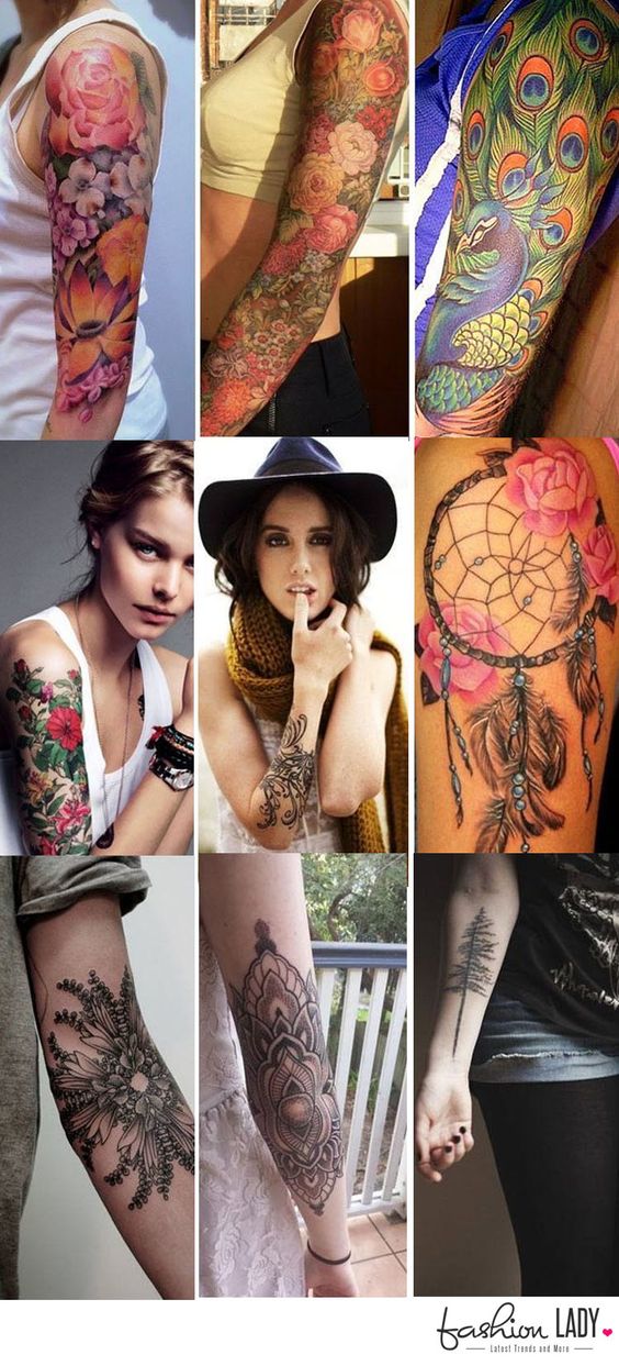 60 Amazing Arm Tattoo Designs for Women