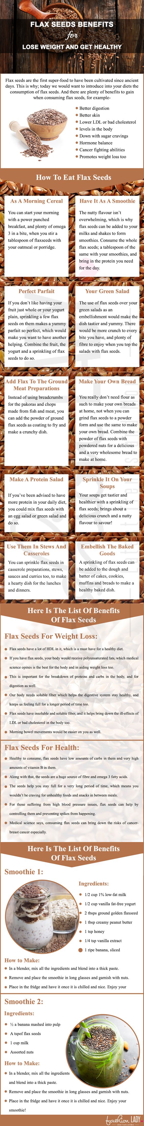 11 Flax Seeds Benefits For Lose Weight And Get Healthy