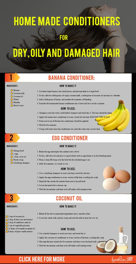 Easy Homemade Conditioners For All Hair Types Dry Oily And Damaged