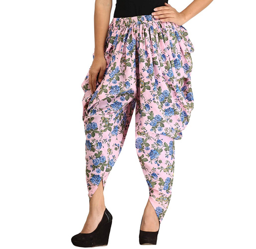 printed dhoti pants for ladies