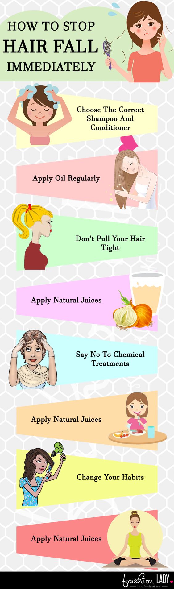 Here's How To Stop Hair Fall Immediately! 24 Tips And Tricks