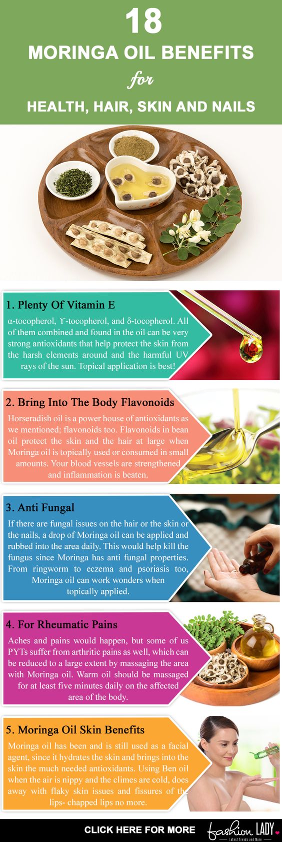 18 Moringa Oil Benefits For Health, Hair, Skin And Nails