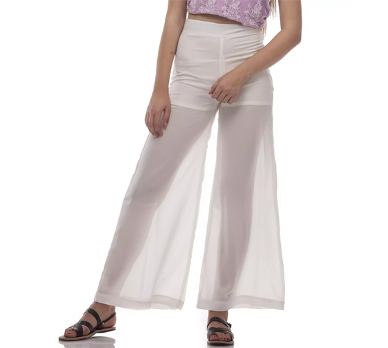 palazzo pants white colour