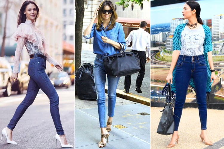 Dáng người cây đàn Cello mặc gì? Quần jean skinny