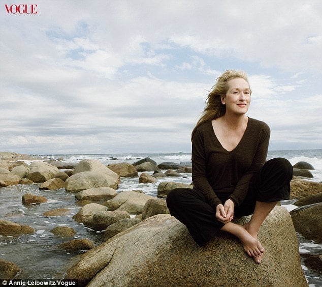 Meryl Streep in loungewear