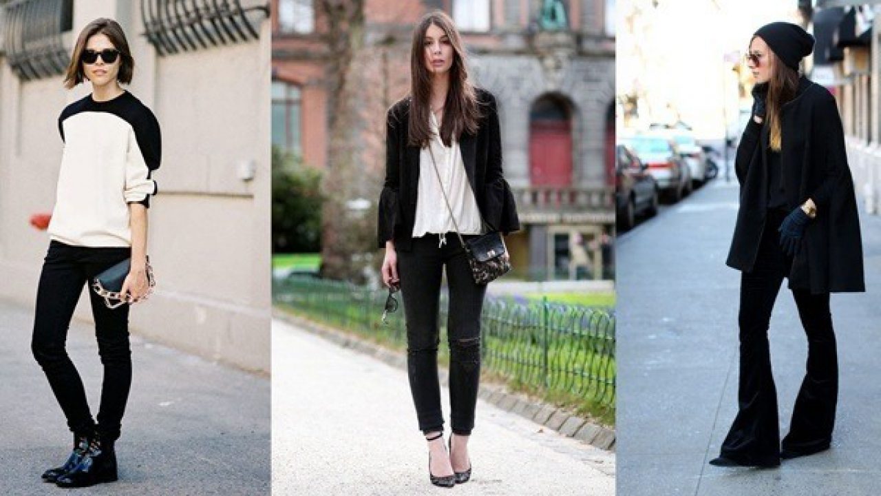 black shoes with jeans