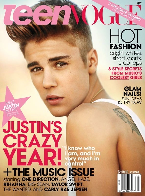 Justin Bieber for Teen Vogue May 2013