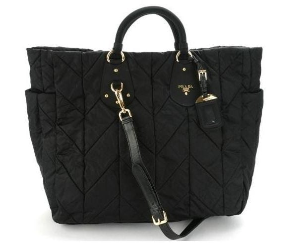 Prada Quilted Nylon Satchel