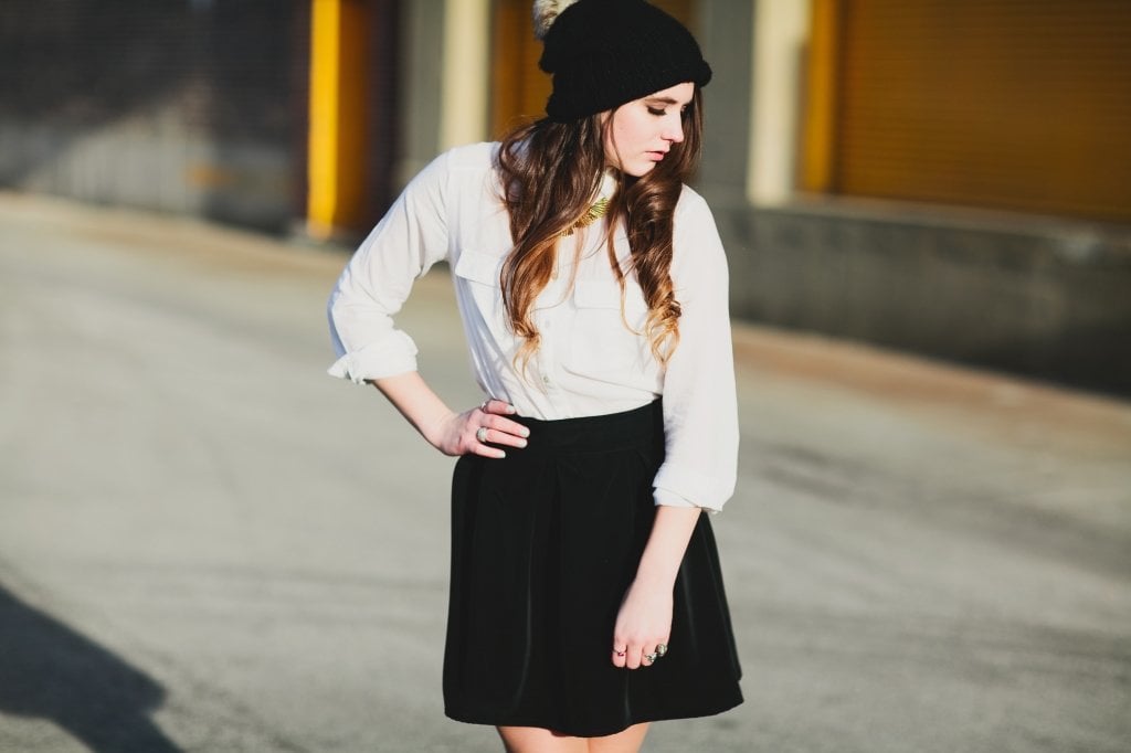 classic skirt for womens