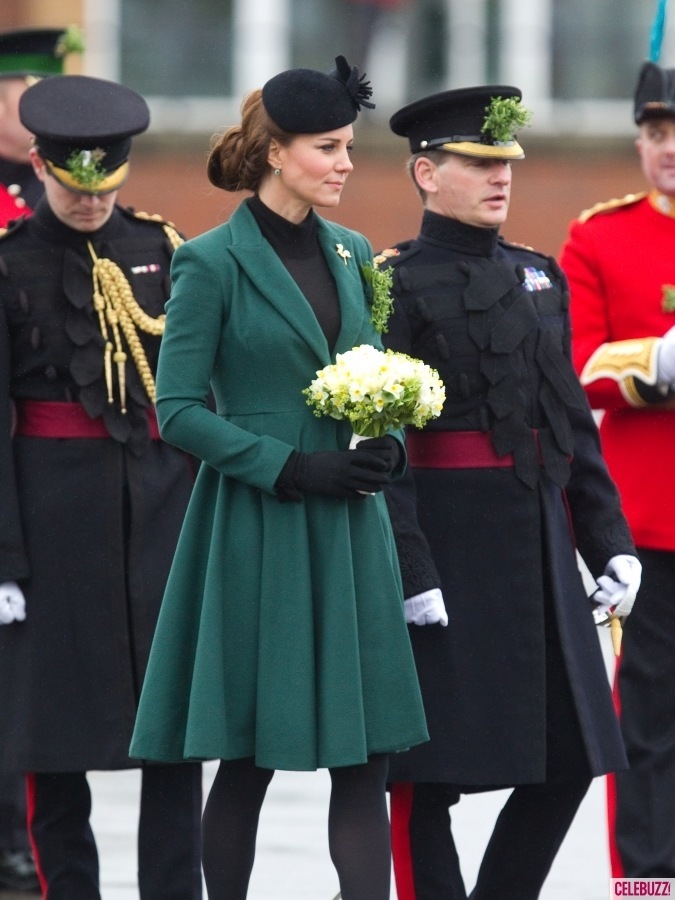 kate middleton pregnant prince william st patricks day