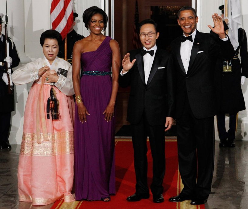 michelle obama at state dinner