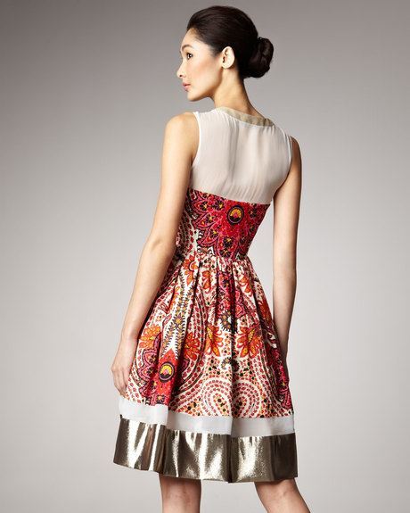 multi indian cotton sleeveless dress