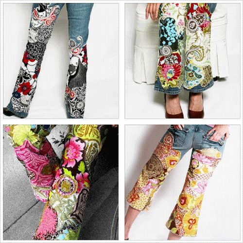 womens painting jeans