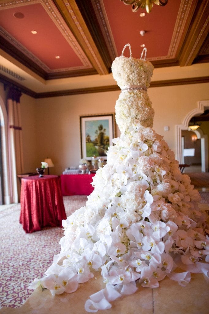 Dresses Made Up of Flowers