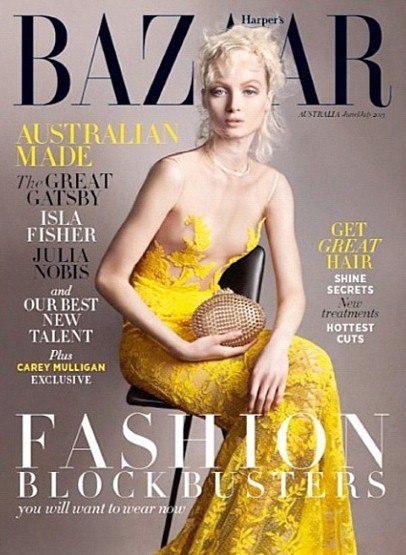 Harpers Bazaar magazine cover