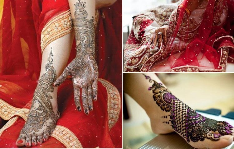 Mehndi in Indian Wedding designs