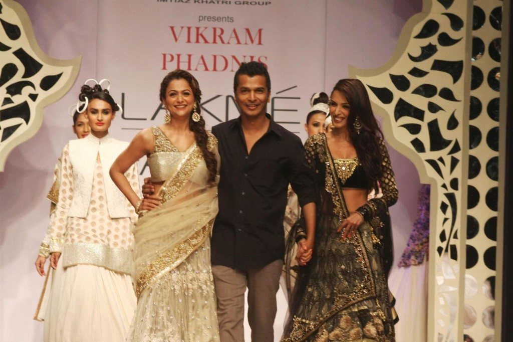 Vikram Phadnis on the ramp for designer Vikram Phadnis