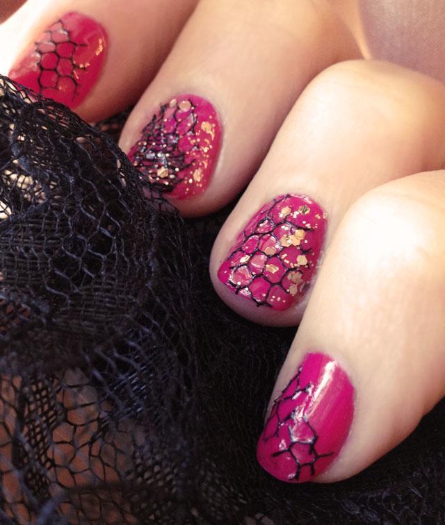 Fishnet Nail Art Designs