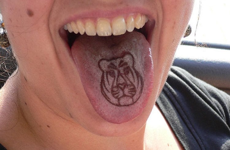 Animal Tongue Tattoo Designs