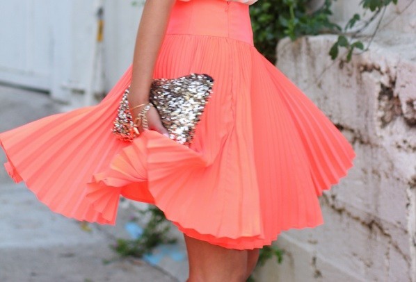 neon-coral Masaba Guptas collection
