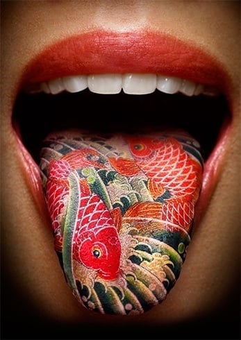 Awesome Tongue Tattoo