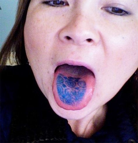 Blue Tongue Tattoo