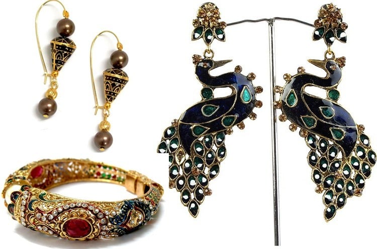 meenakari jewellery designs
